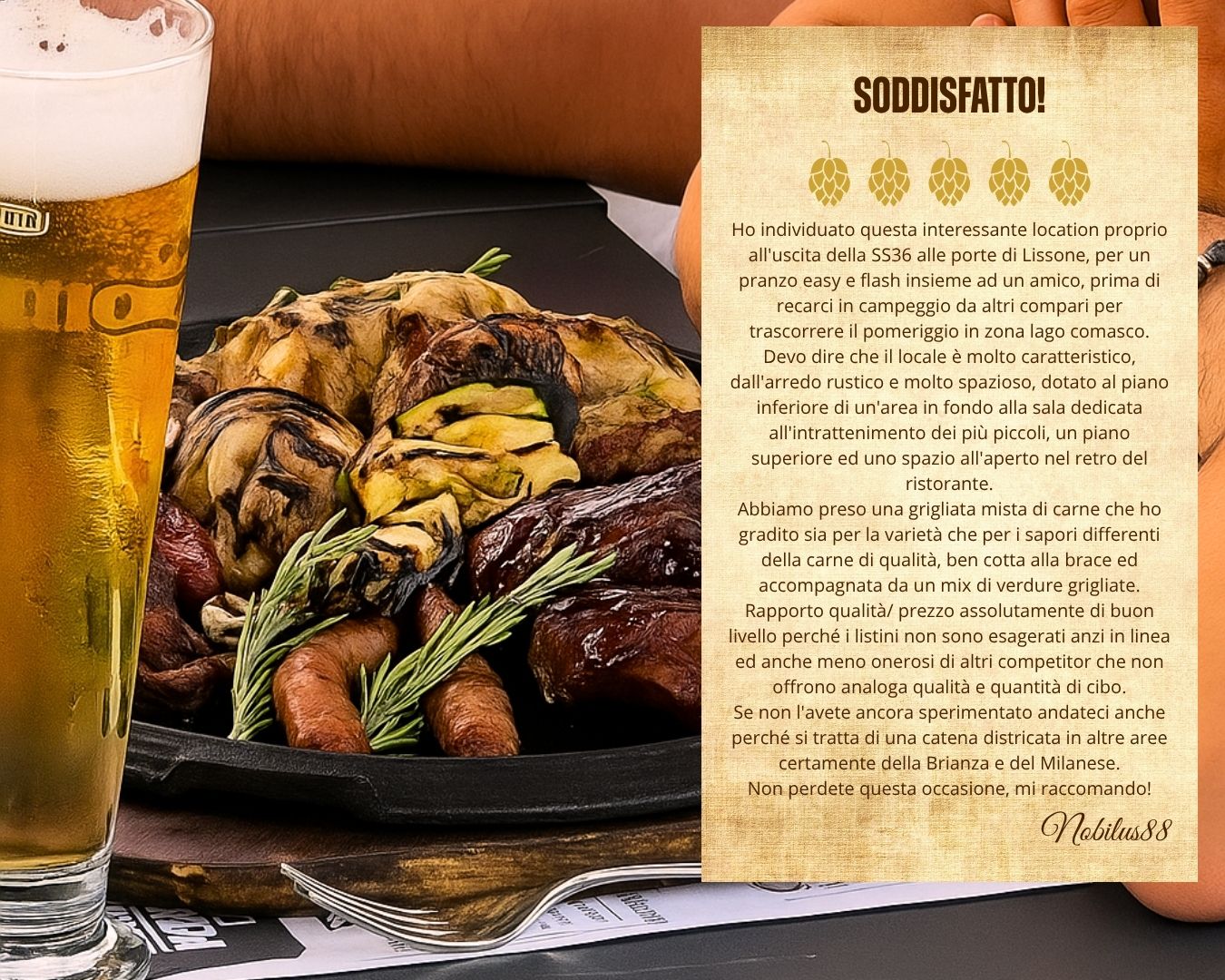 Grigliata - Recensione Lissone